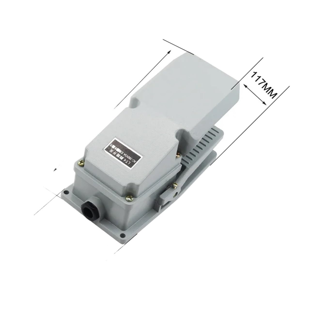 Interruttore a pedale lt - 4 interruttori a pedale accessori macchine utensili AC 380 v 10a
