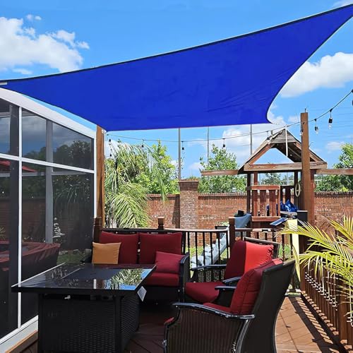 Voile d'ombrage imperméable 4x8m anti-UV pour grand jardin