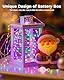 btfarm 6 Stück LED Lichterkette mit Batterie Klein, 2M 20LED Mini Lichterkette Batteriebetrieben, Wasserdicht Draht mit Knopfzelle für Weihnachten Hochzeit Party Innen Deko, Mehrfarbig