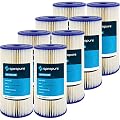SpiroPure SP-R20-BB 10x4.5 20 Micron Pleated Polyester Sediment Water Filter Cartridge SPC-45-1020 (Case of 8)