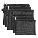 Cada Bolsa de Archivo de Cremallera está hecha de un material duradero fácil de limpiar y equipa un cierre con cremallera. El material liviano hace que cada bolsa maquillaje solo pese alrededor de 10 g / 0.35 oz.