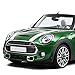 Car Styling Bonnet Stripes Hood Decal Stickers for Mini Cooper F55 F56 Decoration (Gloss White)