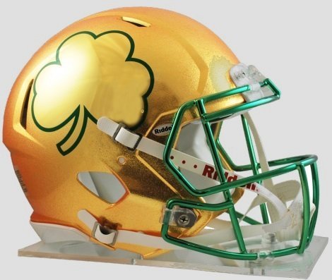 Riddell NOTRE DAME FIGHTING IRISH 2013 NCAA Revolution SPEED Football Helmet