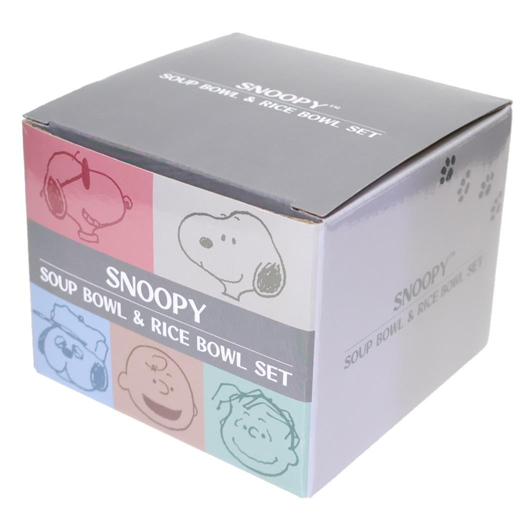Amazon.co.jp: スヌーピー 汁椀茶碗セット 汁椀・茶碗セット