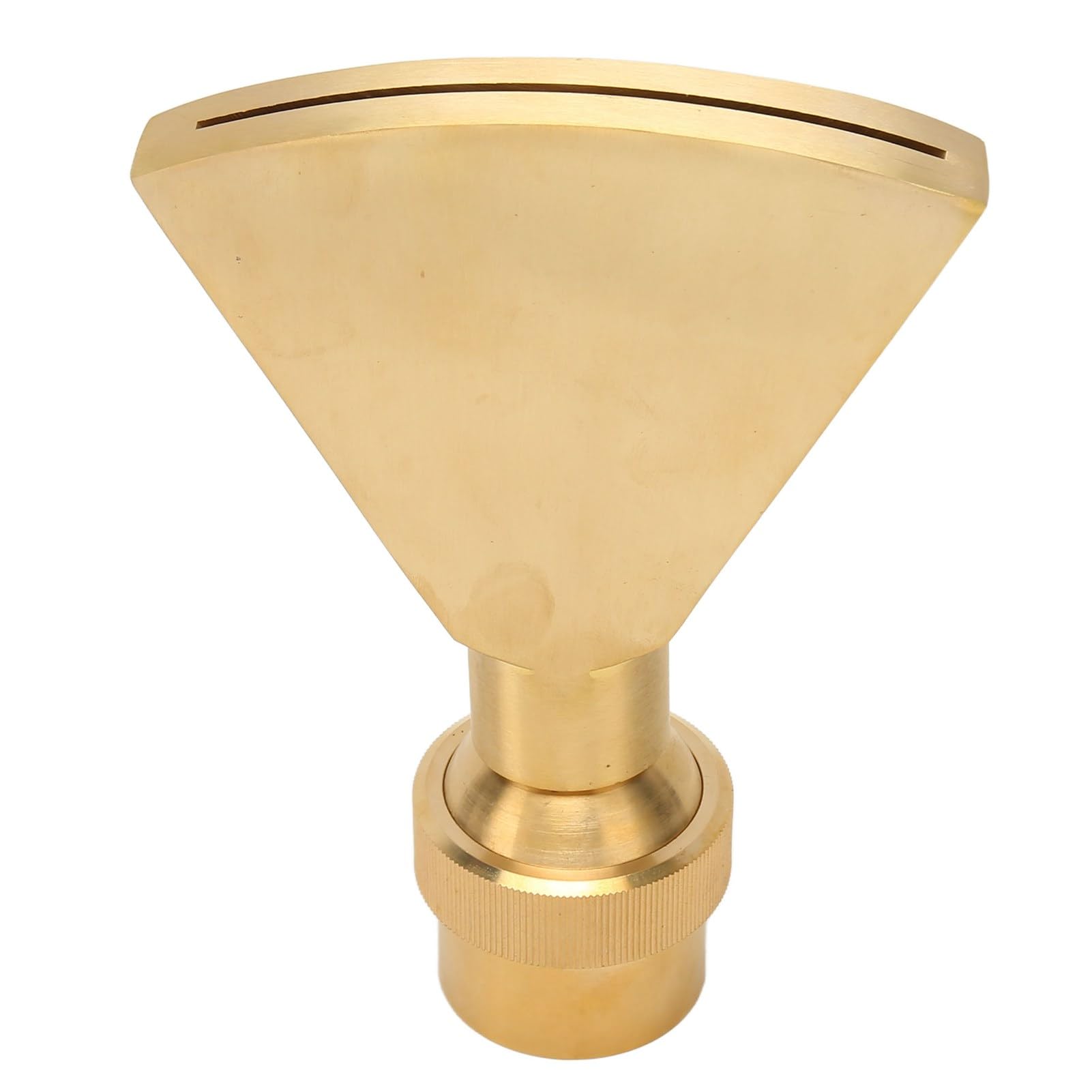 Aspersor de Estanque en Forma de Abanico Boquilla de Fuente en Forma de Abanico de Latón G1 1 2 Ajustable de 0 a 180 Grados Distribución Uniforme del Agua Resistente a la Oxidación para