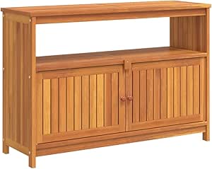 Myheimly Akazienholz Konsolentisch - Massivholz, 110x40x75 Cm, Für Garten & Terrasse