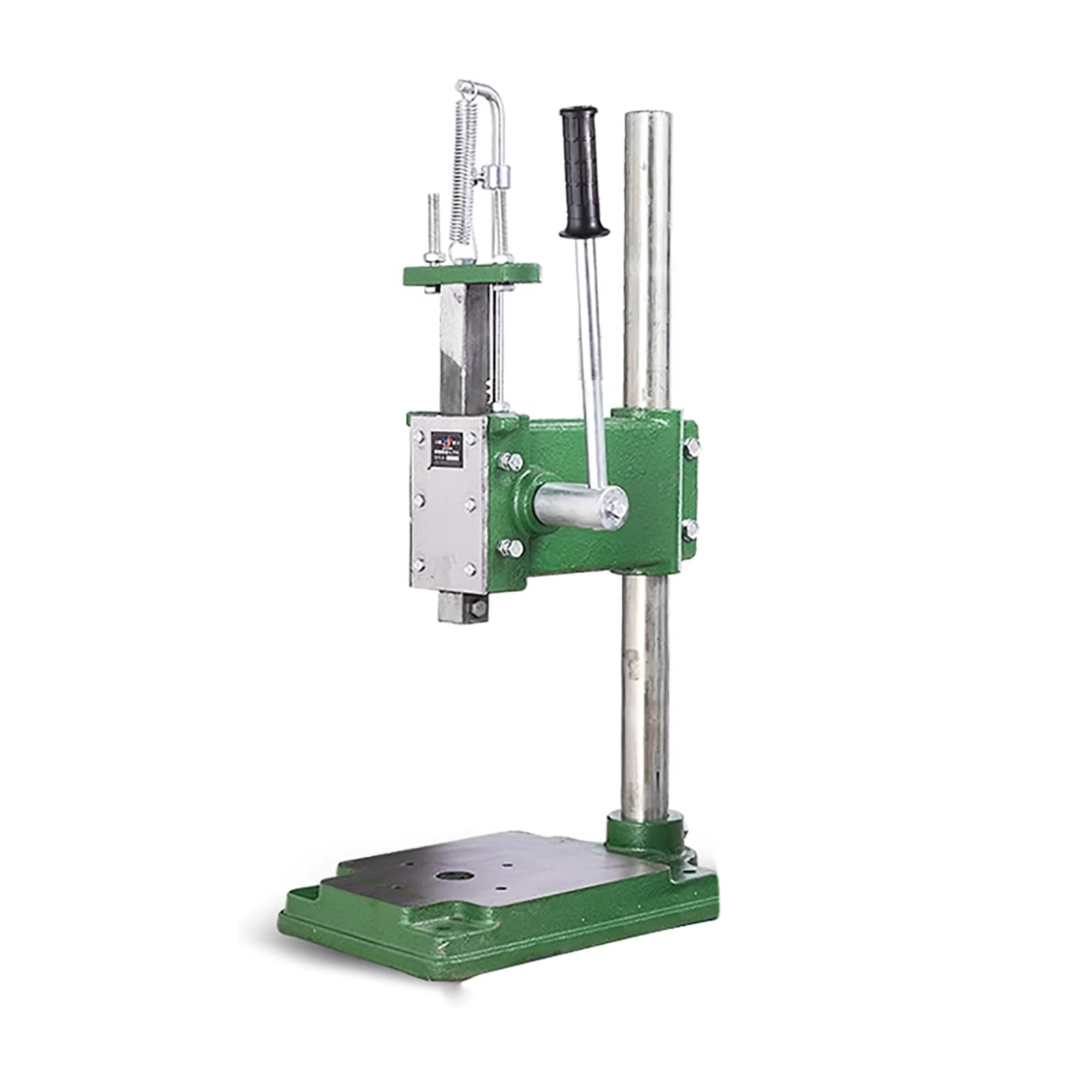 Hochleistungs-Manuell-Dornpresse, Presskupfer-Schneide- und Nähpressen, Leder-Stanzmaschine for DIY-Lederhandwerk-Lochstanzen(Square Head 320kg/700lb)