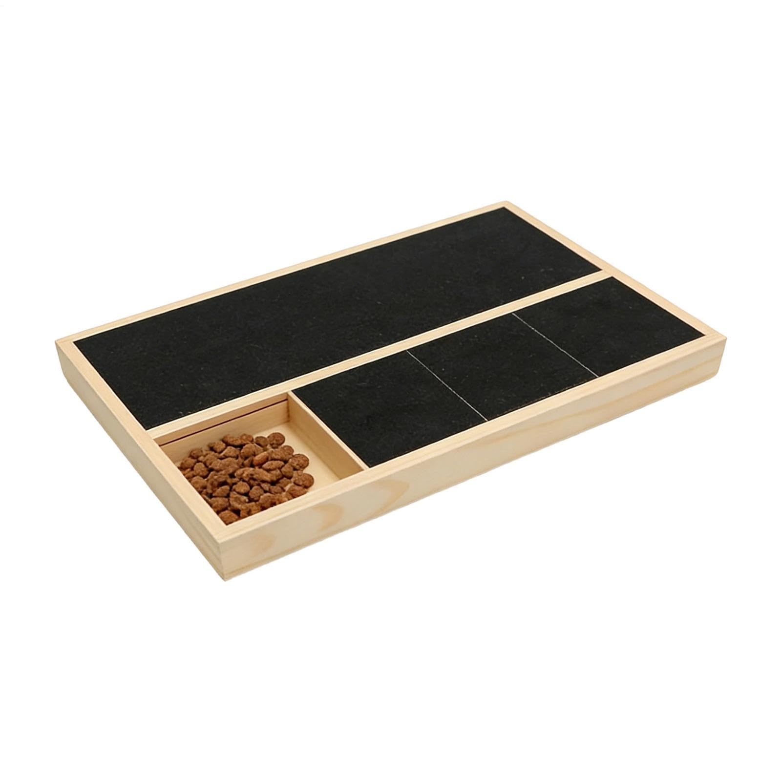 Tapette à griffer pour chien avec lime à intégrée et coffre à friandises de salon