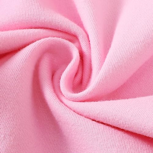 Image of LYSMuch Toddler Baby Girls T Shirt Ruffle Sleeveless Kids Cotton Tshirt Solid Color Blouse
