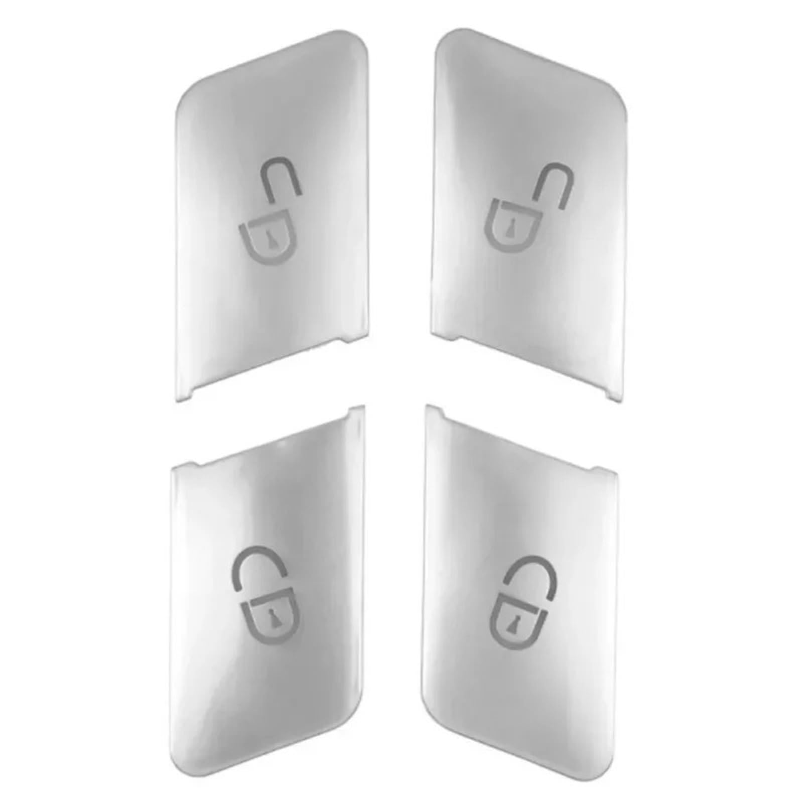 Interior Button Decals Compatible with Benz for W204 W212 W176 for X156 C117 X204 Car Interior Stickers Door Lock Unlock Button Switch Sequins(Silver)