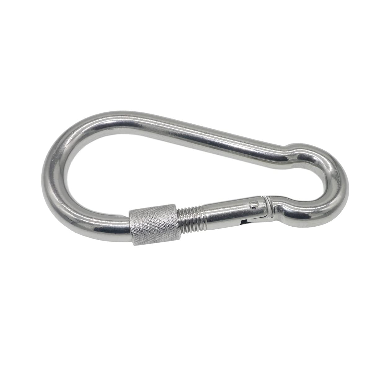M12 Stainless Steel Spring Snap Hook Clip Carabiner Heavy Duty Carabiners