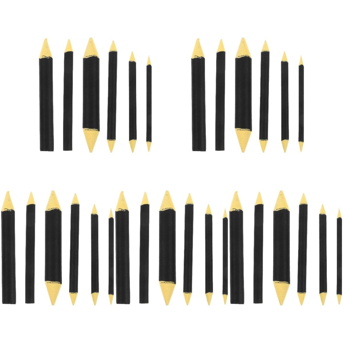 IWOWHERO 30 Pcs Artist Sketch Drawing Tools Set Blending Stumps Erasers Ink Blending Brush for Painting