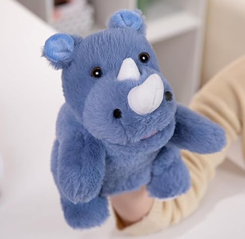 パペットマペット パペット パペット人形 ハンドパペット 指人形 腹話術 人形 口が動く サイ (サイ)