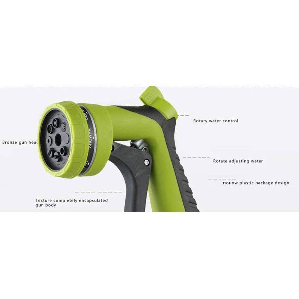 Gartenschlauchdüse Sprühdüse, 8 einstellbare Bewässerungsmuster Multifunktionaler Gartensprinkler