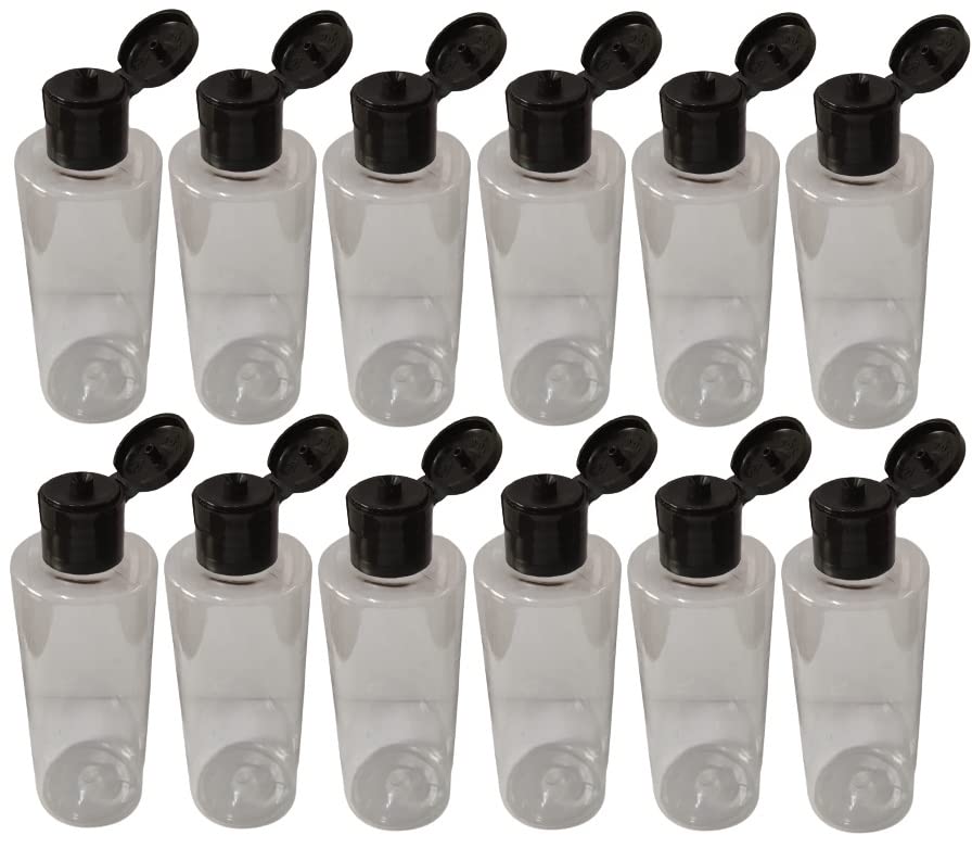 200 ml Empty Clear Plastic Bottles Size Cosmetic Travelling Containers Small Leak Proof Squeeze Bottles| Pack of 12-image-30