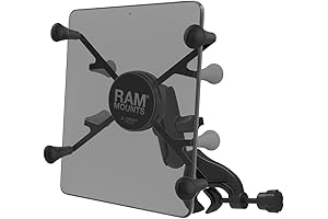 RAM Mounts X-Grip Mount with Yoke Clamp Base for 7"-8" Tablets