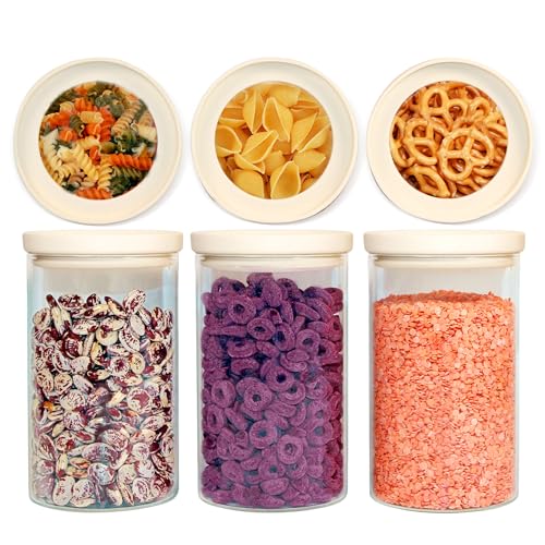 Urban Green Glass Food Storage Jar with Glass Lid, Food