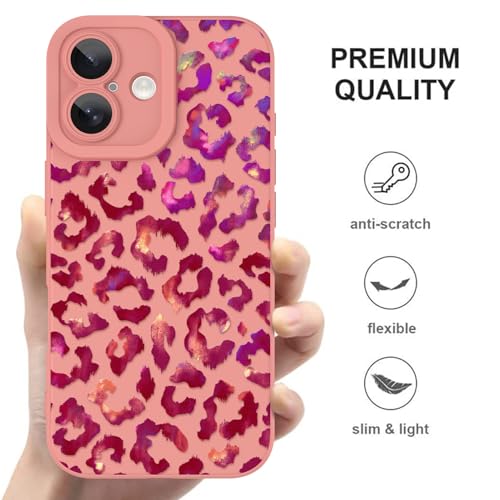 Image of ZIYE for iPhone 17 Case Gradient Leopard Pattern Phone Case