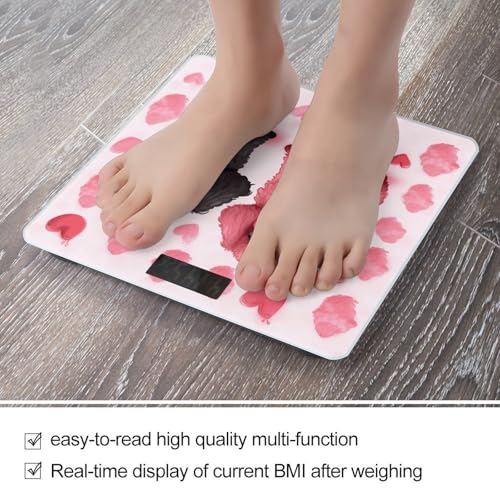 Báscula digital para cuerpo Pink Poodles Dogs hasta 180 kg miniatura 5