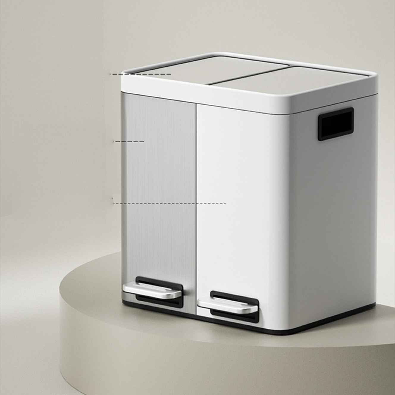 Amazon｜DB3NK ゴミ箱 28L ステンレス ペダル （ ごみ箱 20