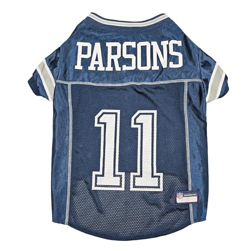 Camiseta para mascotas de la NFLPA MICAH PARSONS, camiseta para perro de la NFLPA talla XL, camiseta de malla para perros de los Dallas Cowboys