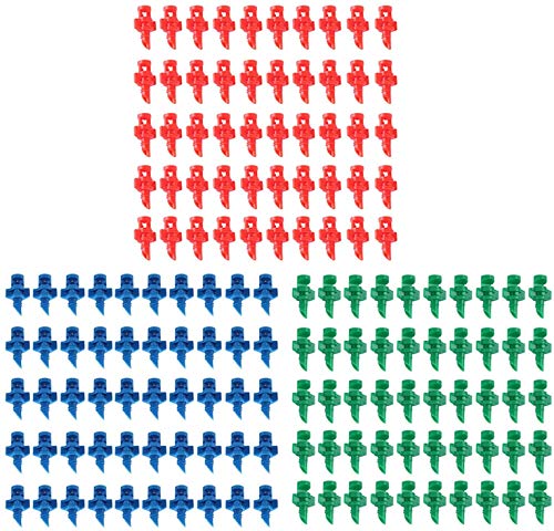 BELUPAI Micro Garden Lawn Water Spray, Atomizing Watering Dripper Sprinkler, Misting Sprinkler Nozzle Irrigation System(90 Degree,180 Degree,360 Degree)