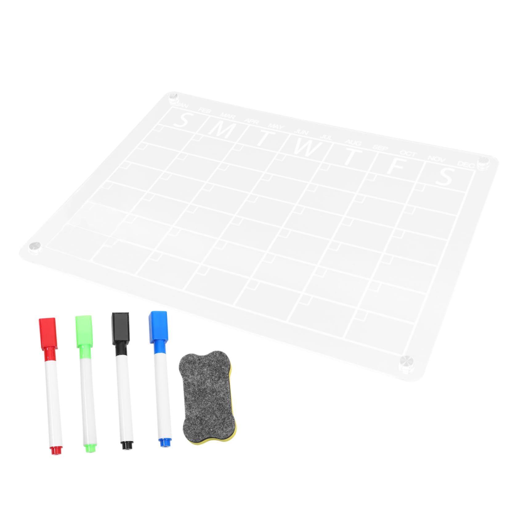 Veemoon Kleines Whiteboard-tafel Memoboard Aus Acryl Für Haushalt Schreibtafel Aus Acryl Für Schüler Und Schreibtisch Haushaltsbedarf Und Bürobedarf