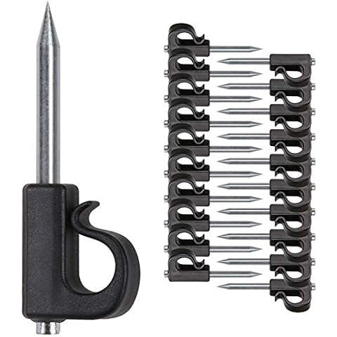 SELEWARE 20 Pieces Q-Hanger, Home Christmas Lights Hanger Hooks with Nails for Easy Release Outdoor Wire and Fairy Lights, Heavy Duty 18KG Capacity Cover