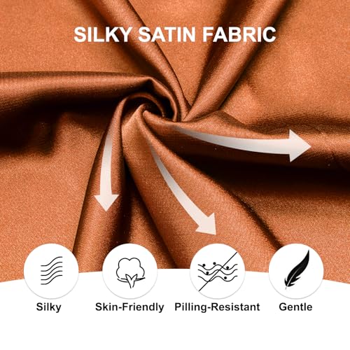 Image of Hi-Tie Men's Silk Satin Dress Shirts Long Sleeve Shiny Casual Button Up Shirts Luxury Party Disco Prom Wedding Shirt