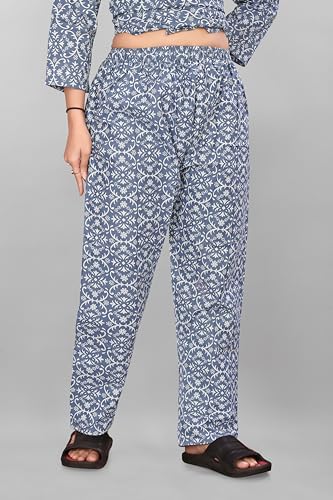 Image of Women's Pure Cotton Top and Pyjama Set