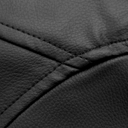 Bean Bag Bazaar Sitzsack für Zweisitzer, Kunstleder, Schwarz, 150 cm x 115 cm, riesiges Wohnzimmer-Sitzsack für… – Bild 4