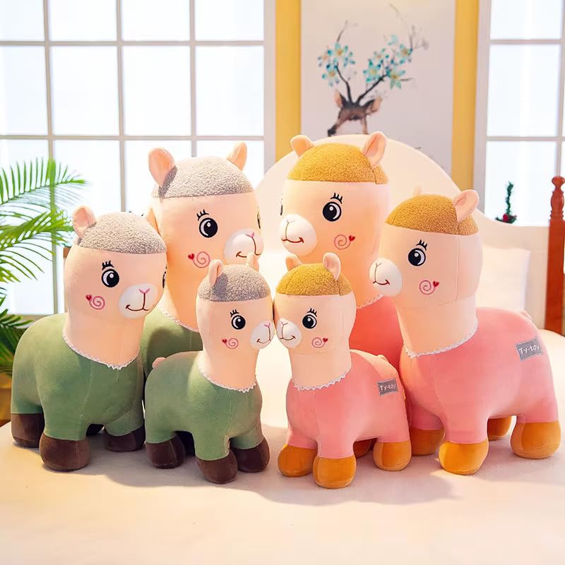 Image of Babique Alpaca Sheep Stuffed Plush Animal Soft Toys | Teddy Bear | Ideal for Birthdays & Special Occasions Girls /Boys, Baby Kids - 38 cm (Pack of 1)