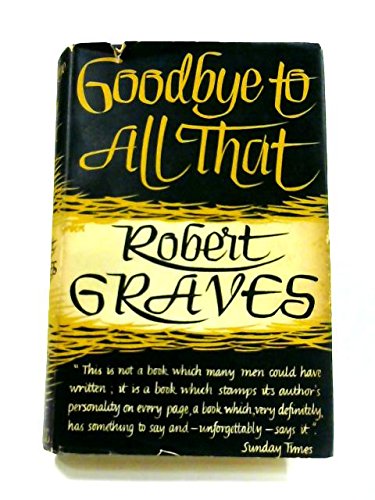Good-Bye to All That B000Y0F8GW Book Cover