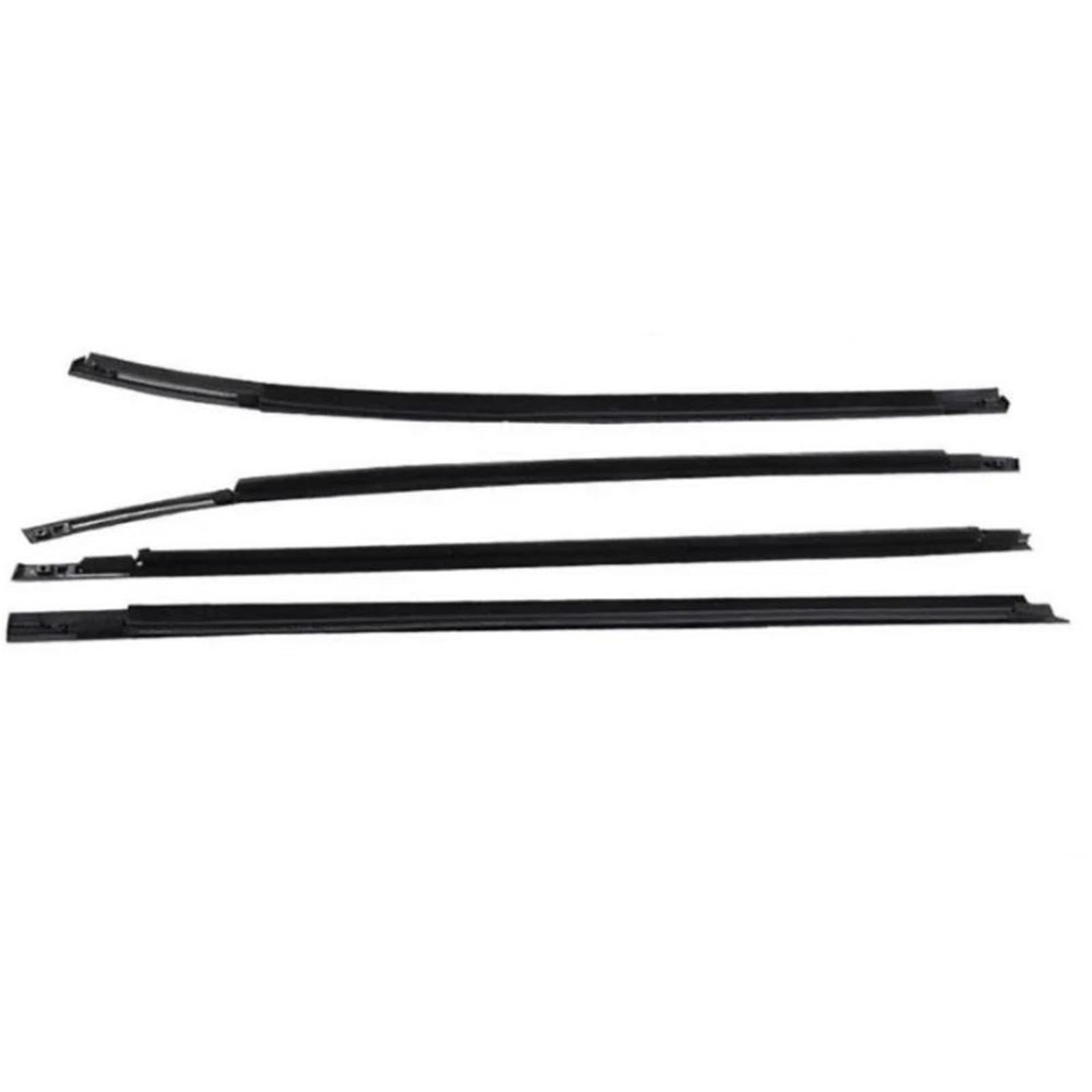 4 Pcs Black Outside Windows Glass Rubber for Hyundai IX35 2010-2015 95cm 93cm Weatherstrip for Tucson LM 2nd 82210-2S000 ATGCBCAUF