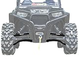 SuperATV Heavy Duty High A-Arms for Polaris RZR S 1000 (2016) - 1.5' Offset - Black