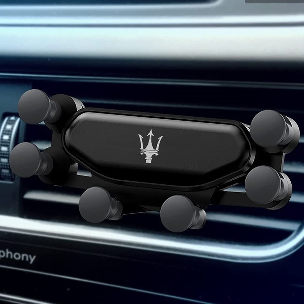 Car Mobile Phone Cradles, for Maserati Granturismo Levante Ghibli Super Stable 360° Rotatable Holder, Auto Interior Styling Accessories,A