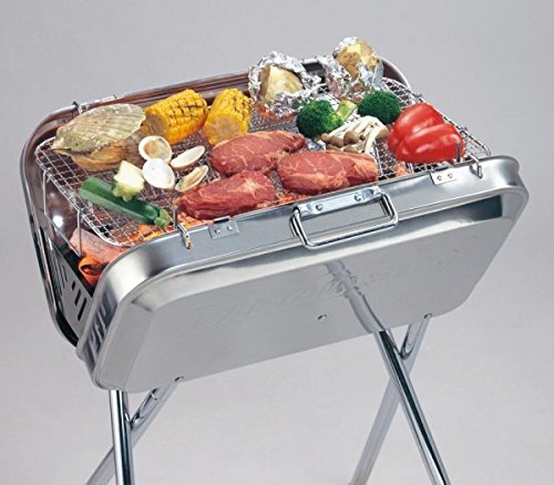 Amazon.co.jp: CAPTAIN STAG フラッグ ステンレスV型バーベキュー