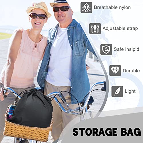 Vusddy 2 Stück Helmbeutel, Motorrad Helmtasche mit Kordelzug, Motorradhelm Rucksack Wasserdicht, Universal Tragbarer Sporttasche für Motorradhelm, Fahrradhelme, Skihelme, Basketball, Fitness, Outdoor