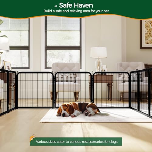 image for Yaheetech Dog Playpen Outdoor, 24 inch 16 Panels Dog Pen Indoor Heavy 