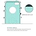 BENTOBEN Compatible with Polka Dot Dual Layer Slim Scratch Resistant Hybrid Hard PC Soft TPU Shockproof Bumper Protective Phone Cases Covers, Blue/Pink