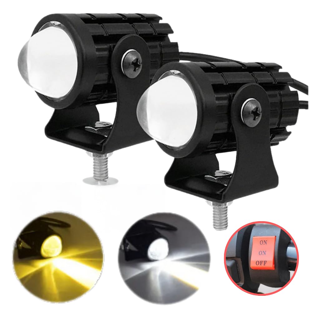 Amazon | one+lifestyle LEDバイクフォグランプ 2個セット 12V