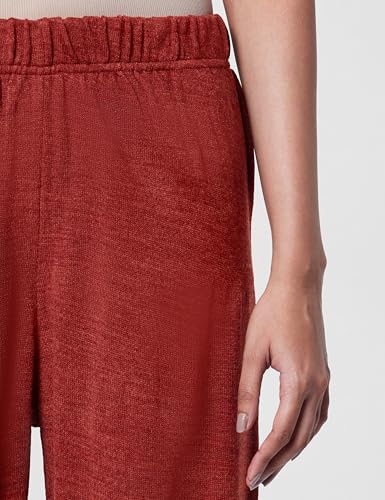 Image of Aurelia Women's Orange Ankle Length Straight Winter Palazzo