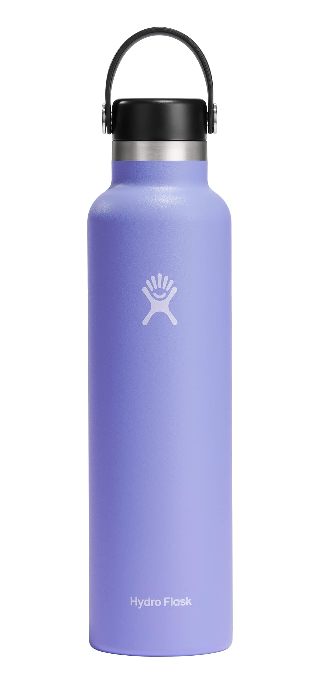Hydro Flask Water Bottle - Insulated Stainless Steel - Non Spill, Leakproof in 24 Oz Lupine