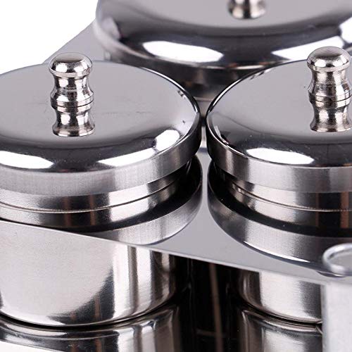 Piaopiaoniu 3 Pieces Nail Art Equipment Cup Bowls Stainless Steel Acrylic Liquid Powder Cup Stainless Steel Nail Powder Holder Container With Lids For Nail Art Tools #TOP7