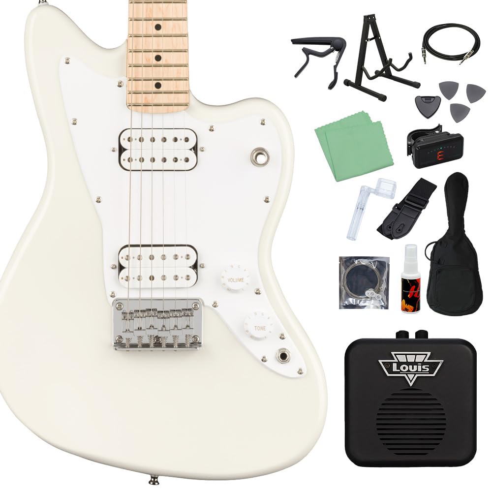 Squier エレキギター ホワイト Squier by Fender SONIC STRATOCASTER HT Maple Fingerboard