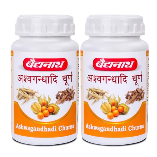 Baidyanath Ashwagandhadi Churna - 120 GM | Helps Boost Strength 100% Natural | Stamina & Energy | St...