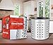 Utopia Kitchen Stainless Steel Cooking Utensil Holder 5 x 5.3 Inches Silver
