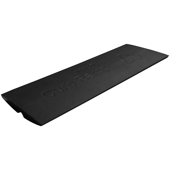 Buy VEVOR Curb Ramp, 1 Pack Rubber Driveway Ramps, Heavy Duty 32000 lbs