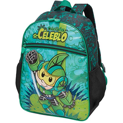 Mochila Escolar, Cebolinha Sr. Céleblo, Pacific, 973H04, Multicor