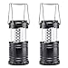 Lampe Pliable à LED,Lanterne Camping Portable Ultra Lumineux, Lanterne imperméable en Deux pièces Super Brillante,idéale pour Le Camping,randonnée,la pêche,etc.